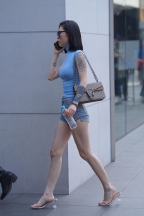 【精选街拍】Vol.2038 牛仔短裤 [66P+1V-722MB]