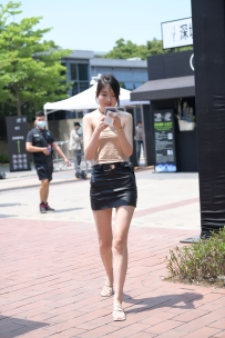 【精选街拍】Vol.3696 靓丽黑色皮裙 [162P-3.29GB]